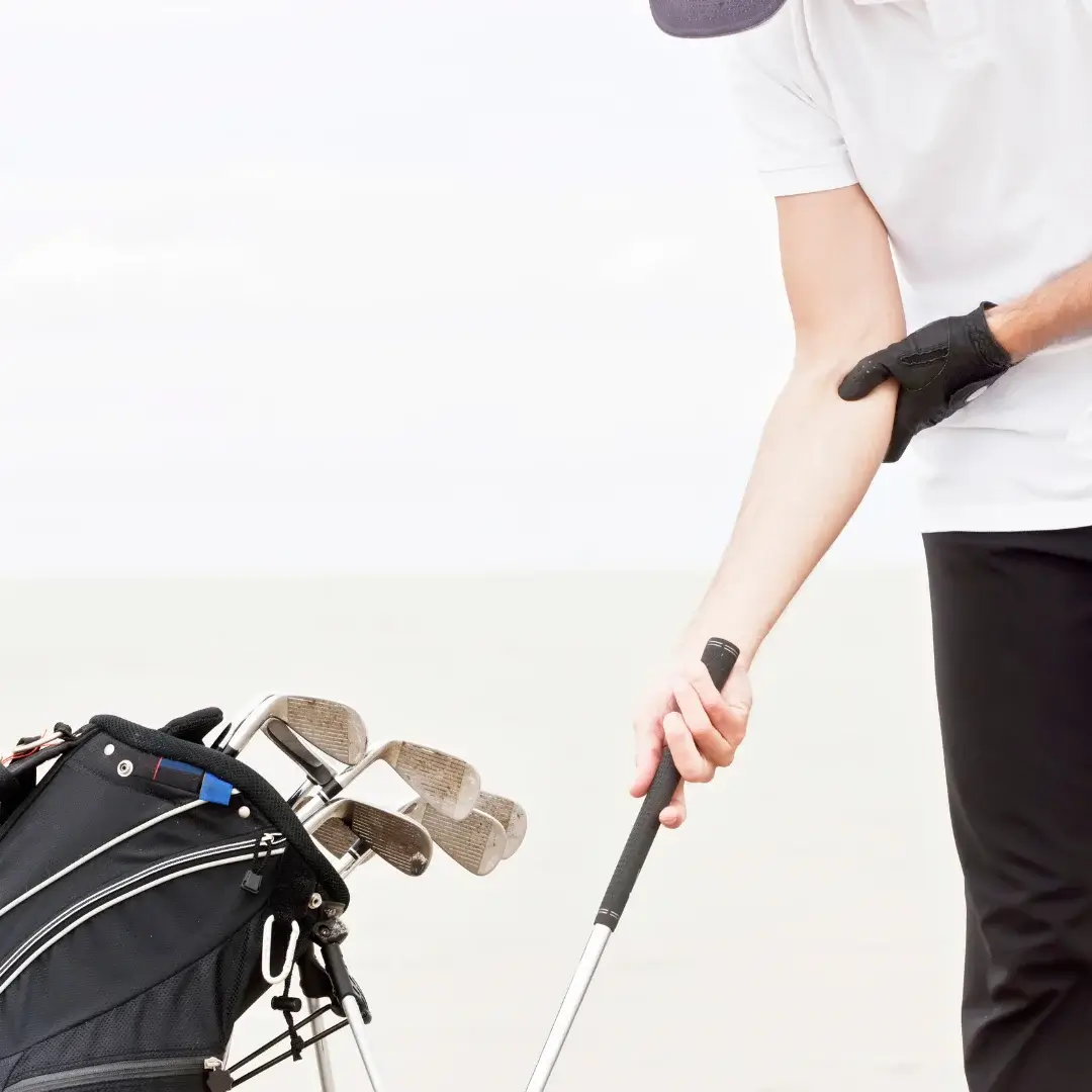 Chiropractic treatment for golfer's elbow pain
