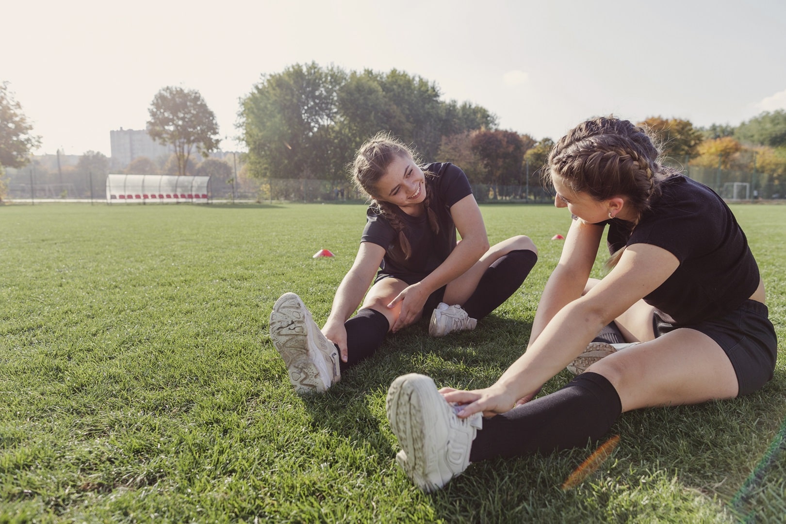 Young Athletes Warming Up - Sports Injury Clinic in Sydney